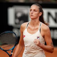 Karolína Plíšková Karolína Plíšková v semifinále tenisového turnaje v Římě 2020