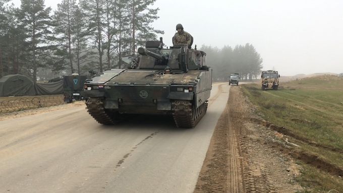 Vojenského cvičení Severoatlantické aliance v Litvě se zúčastnily i české jednotky z Žatce