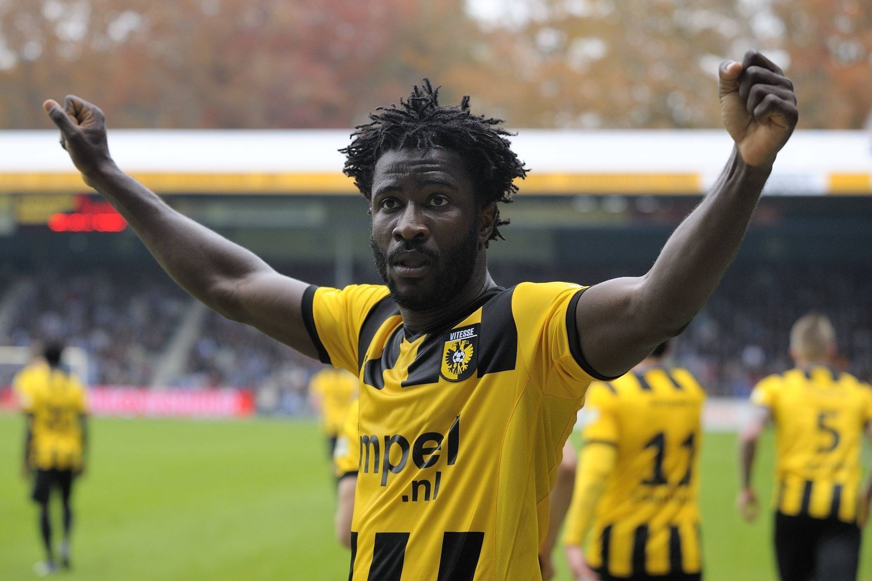 Wilfried Bony v dresu Vitesse Arnhem