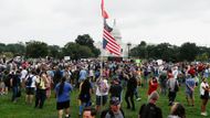 Washington - Kapitol - demonstrace Trumpových příznivců
