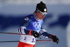 Michal Novák při skiatlonu na olympiádě v Pekingu 2022