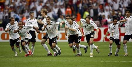 Argentina - Německo: německá radost