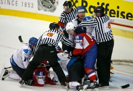 Norsko - Finsko MS hokej