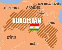Mapa - Kurdistán