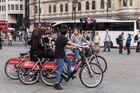 Londýn, cyklistika, sdílená kola, cyklista