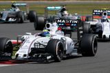 Po startu se do vedení místo držitele pole position Lewise Hamiltona dostali díky skvělé reakci Felipe Massa ve Williamsu, za nějž se prodral jeho týmový kolega Valtteri Bottas.