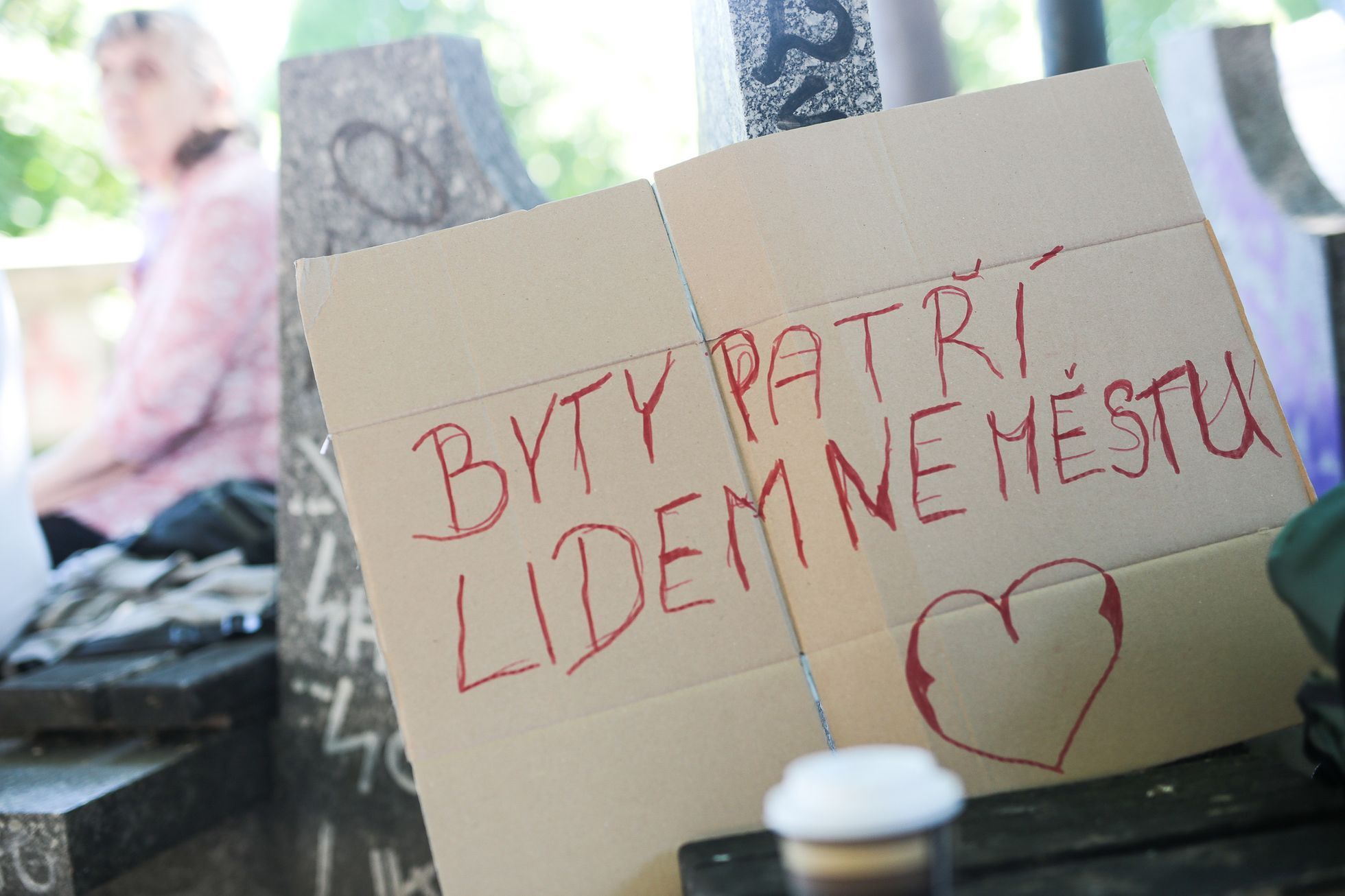 Demonstrace za zákon o sociálním bydlení, Praha