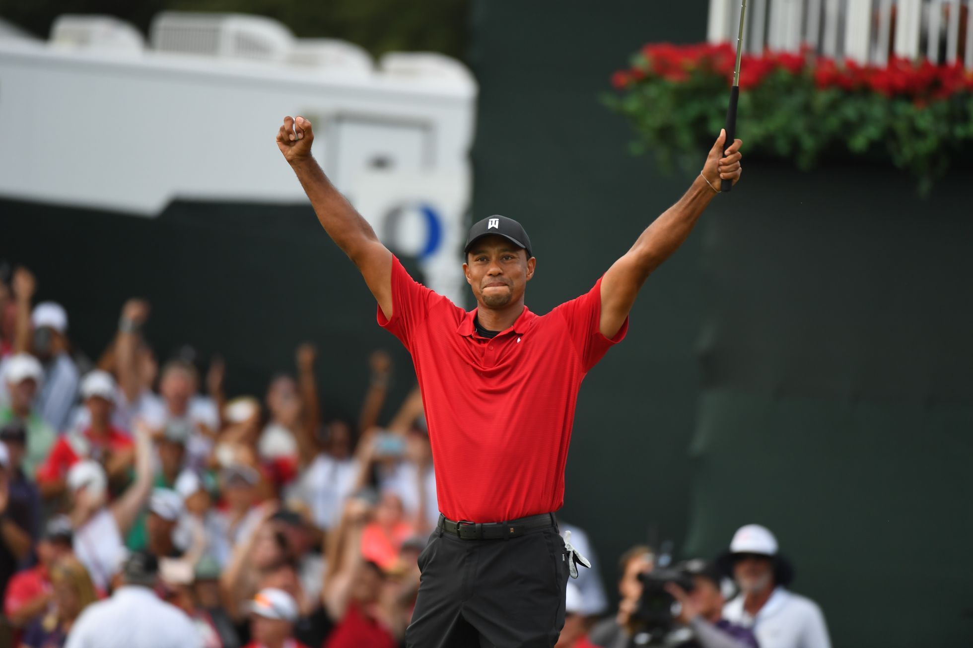 Tiger Woods po vítězství na Tour Championship