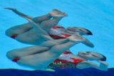 Čínské akvabely Xuečen Huang a Ou Liu skončily v kvalifikaci až 17. Pravidla synchronizovaného plavání jsou poměrně přísná, pokud jde o oblečení závodnic. Nesmí být například vůbec průhledné.