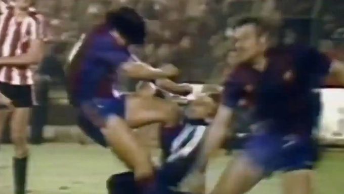 Bitka po finále Španělského poháru 1984, kterou odstartoval Diego Maradona