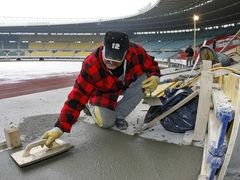 Rekonstrukce probíhá i na hlavním stadionu ve Vídni