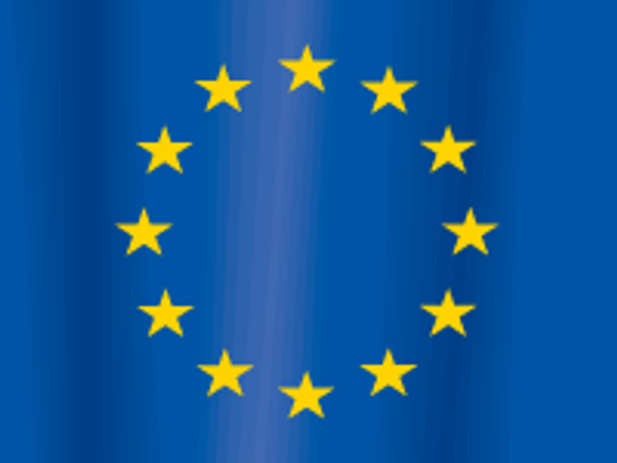 Současný europarlament EU vlajka