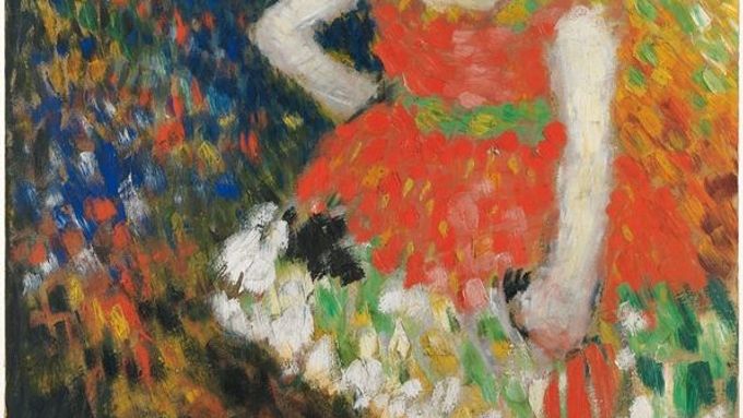 Jedno z největších pláten na výstavě u sběratele a obchodníka s uměním Amborise Vollarda zachycuje Picassovo vzrušení z bohémského života Paříže. Motivy tanečnic, kabaretů a večírků na výstavě převažovaly, většina je zahalena do ohňostroje barev, který odkazuje na elektrizující atmosféru tehdejší Paříže stejně jako na poslední umělecké trendy. Vzhledem k tomu, že Picasso před výstavou maloval dnem i nocí, není jasné, kde si na noční radovánky vyšetřil čas. Pablo Picasso: Dwarf-Dancer, 1901