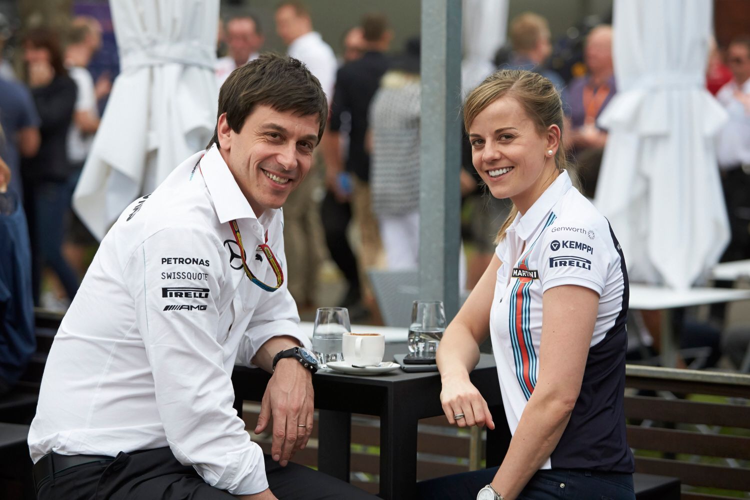 Toto Wolff a Susie Wolffová