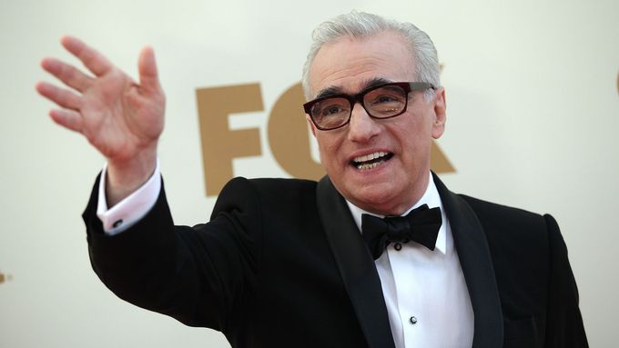 Martin Scorsese na předávání divadelních cen Emmy.
