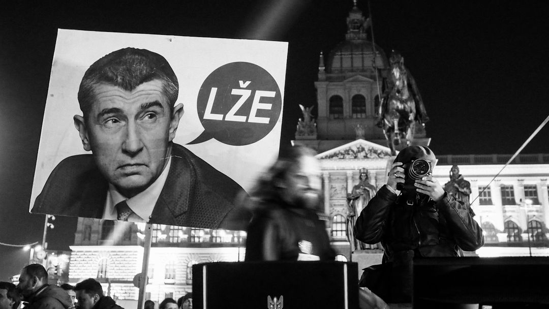 Babiš demonstrace