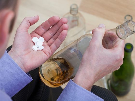 Co je toxická psychóza Alkohol, prášky, ilustrační foto