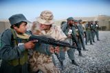 Jednotky ISAF v Afgánistánu v souboru který získal první místo v kategorii reportáž.