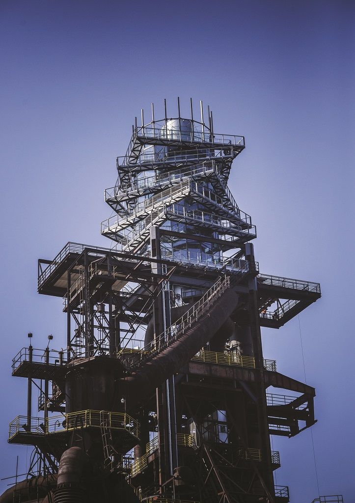 Vysoká pec č. 1 – nástavba – Bolt Tower v Ostravě