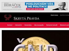 Inzerce Michala Horáčka na webu Skrytá pravda. Horáček ji odstraňuje.