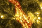Unikátní snímky NASA: Sluneční erupce v detailu