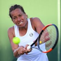 Barbora Strýcová Wimbledon 2018, první den (Barbora Strýcová)