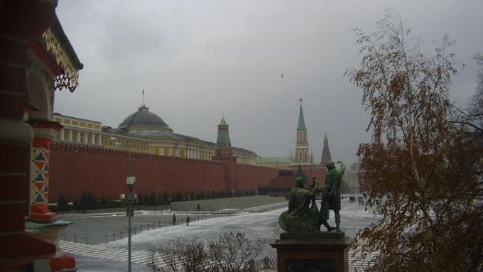 Kreml a Rudé náměstí.