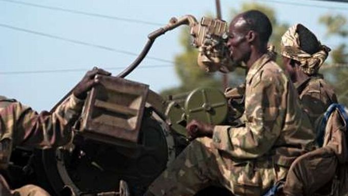 Etiopští vojáci v Mogadišu.
