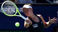 Barbora Krejčíková v utkání prvního kola US Open 2025