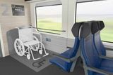 Vagony budou bezbariérové, aby v nich mohli pohodlně cestovat i pasažéři se zdravotním postižením.