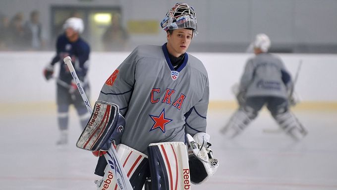 Jakub Štěpánek si zachytal v KHL mimo jiné i za petrohradské SKA.