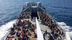 Uprchlíci zachránění na Středoz. moři, listopad 2017