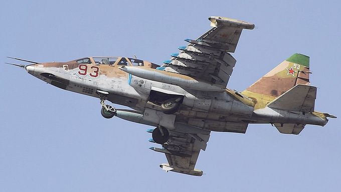 Letoun Su-25, ilustrační foto