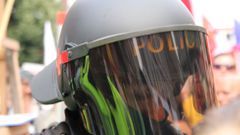 Zásah policie na demonstraci v Praze