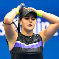 Bianca Andreescuová Bianca Andreescu ve finále US Open 2019