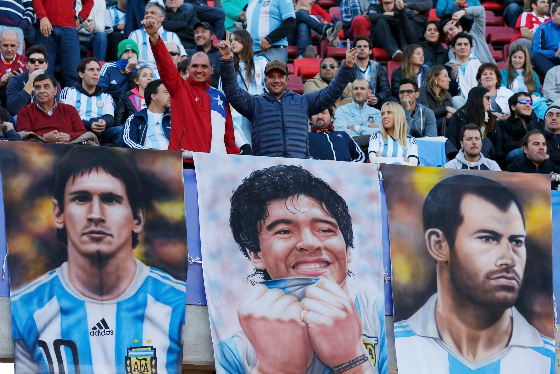 Fanoušci Argentiny na Copa América 2015
