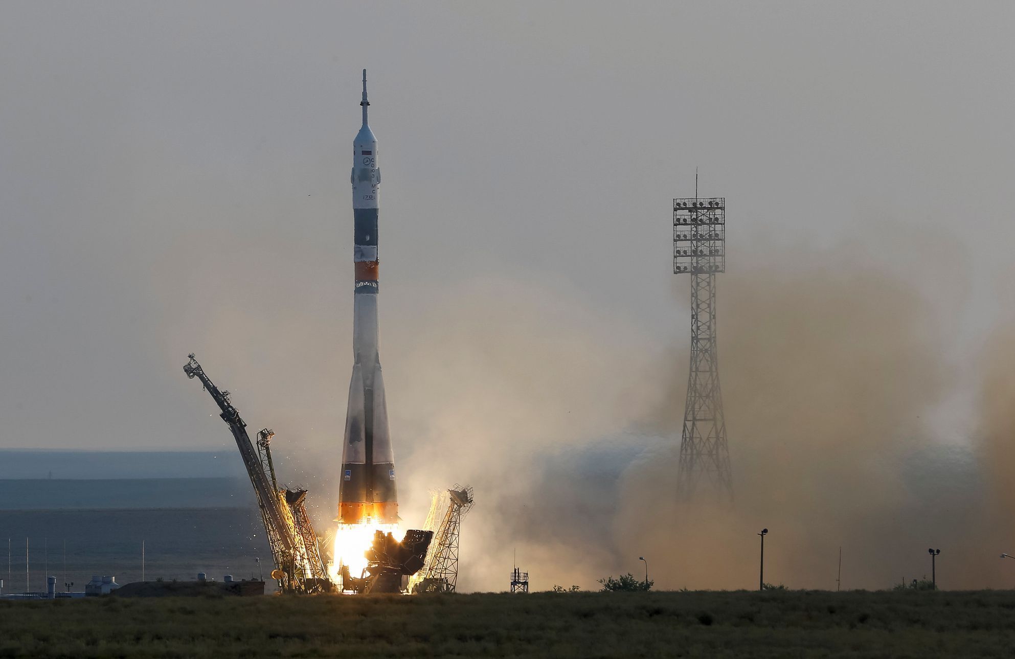 Raketa Sojuz odstartovala k Mezinárodní vesmírné stanici (ISS)