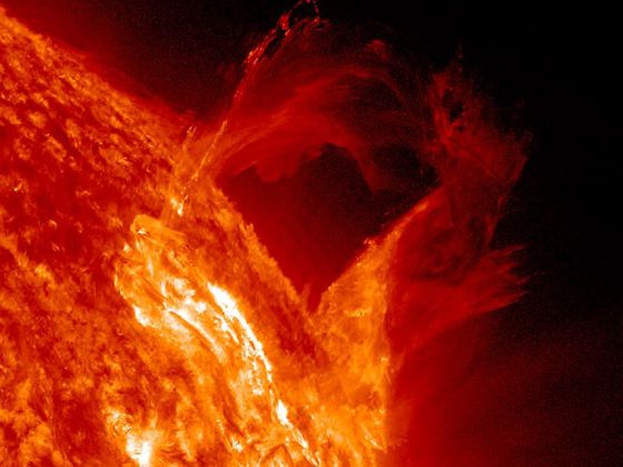 Nejvyšší teploty v ČR a ve světě Snímek Slunce ze sondy SDO