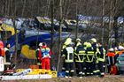 Foto: Na jednokolejce v Bavorsku se srazily vlaky, jezdí tam 120 km/h