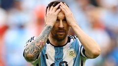 Lionel Messi v zápase Argentina - Saúdská Arábie na MS 2022