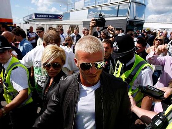 Více o Davidu Beckhamovi "Beck " si vyšel na formule
