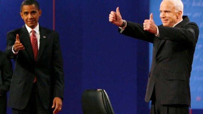 McCain debatu zvládl, podle bleskového průzkumu amerických diváků provedeného CNN však opět vyhrál Obama