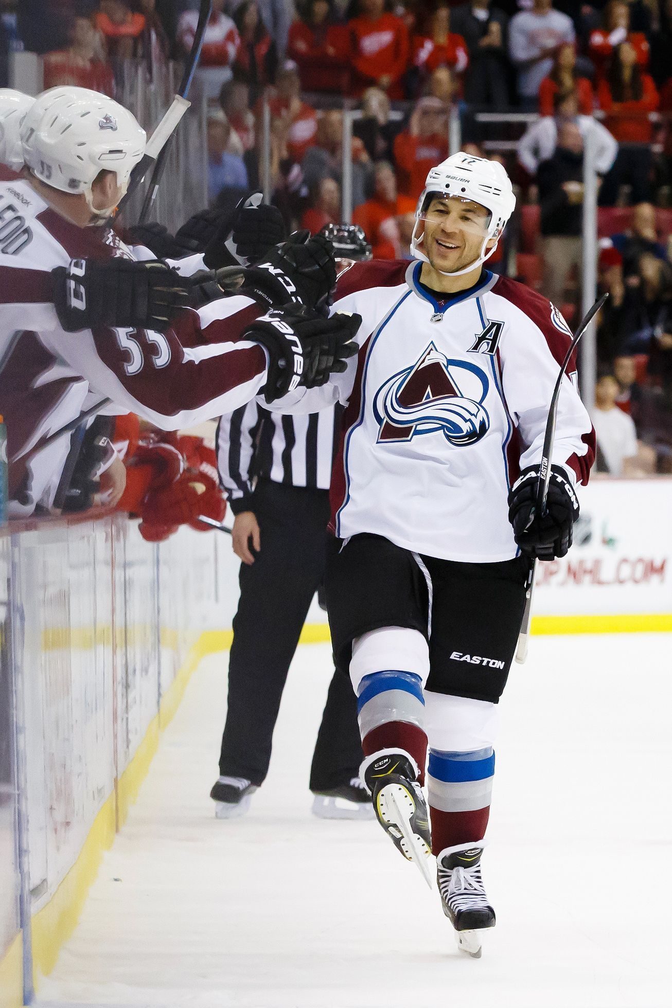 NHL: Colorado Avalanche at Detroit Red Wings (Jarome Iginla)