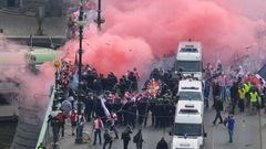 Slavia policie derby fotbal