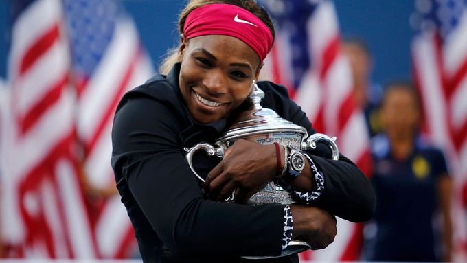 Serena Williamsová triumfovala na US Open potřetí v řadě a celkově už pošesté
