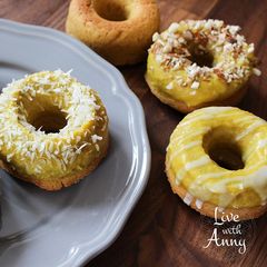 BLOG Live With Anny: Mangové donut - vegan paleo