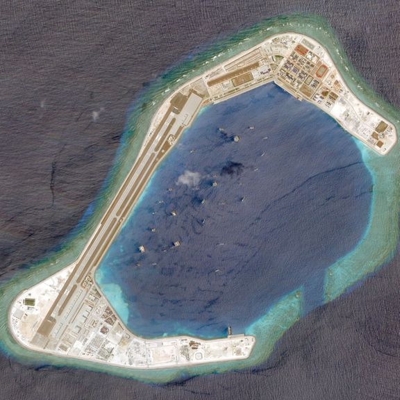 Čínská vojenská základna na ostrově Subi.