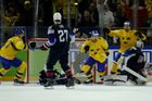 Švédsko vs. USA, semifinále MS v hokeji (Arvidsson)