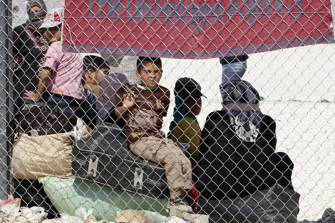 Syrští uprchlíci v táboře v Jordánsku