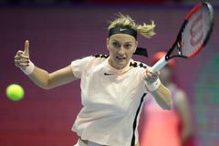 Živě: Kvitová - Ostapenková 6:0 a 6:2. Češka soupeřku vyřídila za hodinu hry a je v semifinále